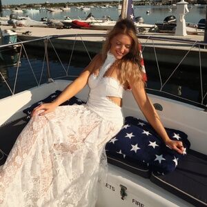 12th tribe white lace dress